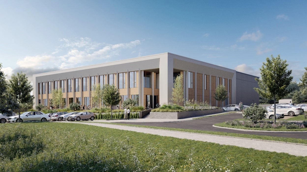 CGI rendering of a modern building
