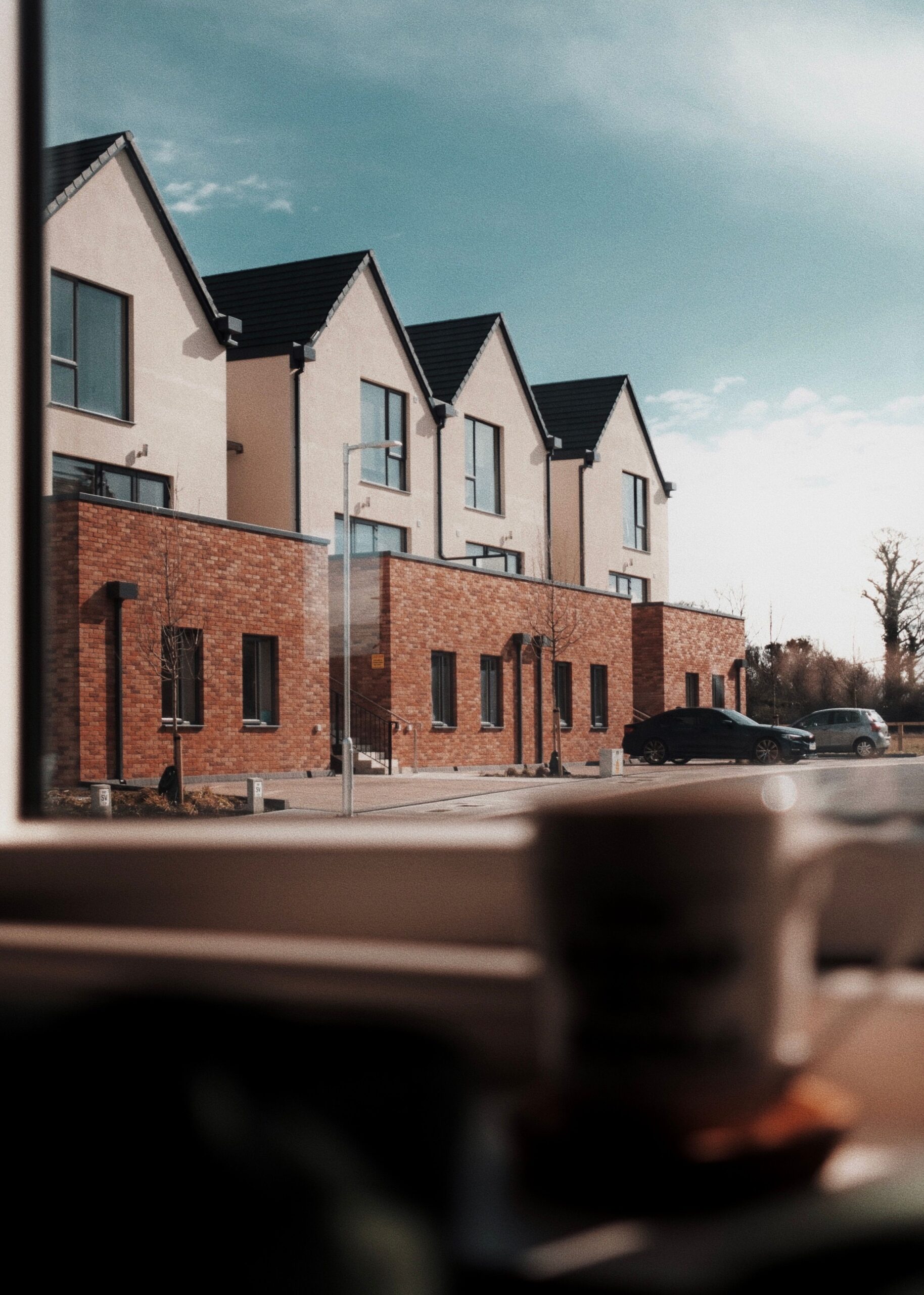 new housing development, 2 storey, modern terraced houses
